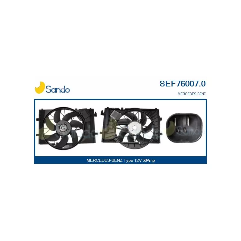 Moteur électrique, ventilateur pour radiateurs SANDO SEF76007.0