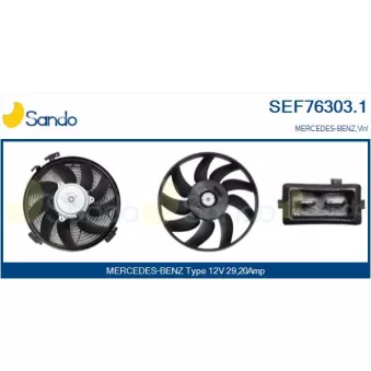 Ventilateur, refroidissement du moteur SANDO SEF76303.1
