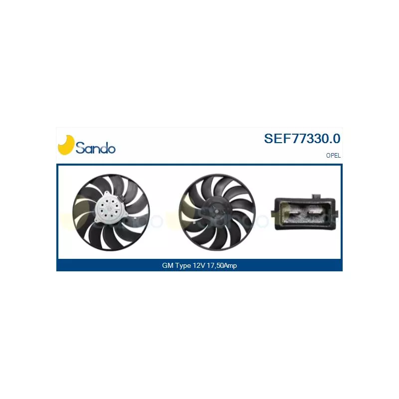 Ventilateur, refroidissement du moteur SANDO SEF77330.0