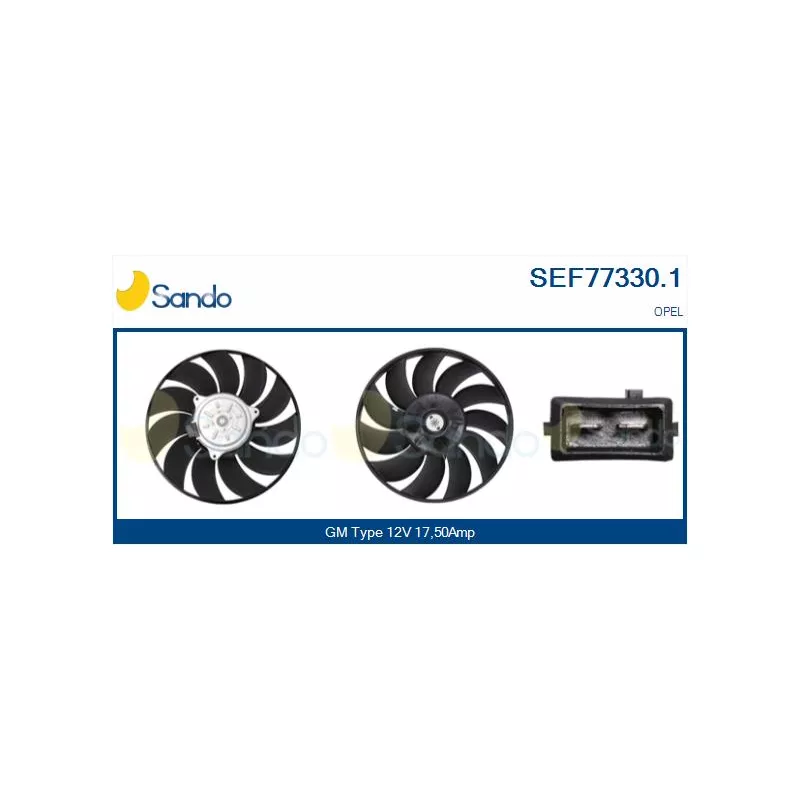 Ventilateur, refroidissement du moteur SANDO SEF77330.1