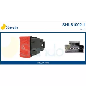 Interrupteur de signal de détresse SANDO SHL61002.1