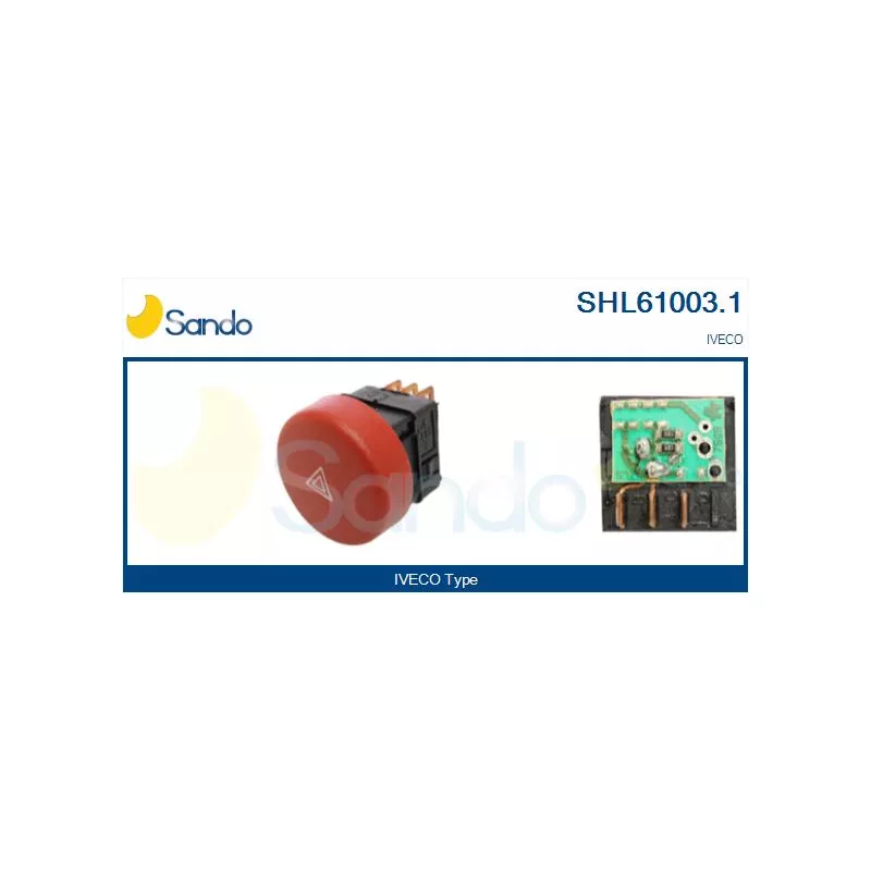 Interrupteur de signal de détresse SANDO SHL61003.1