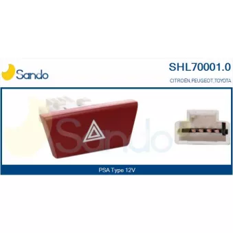 Interrupteur de signal de détresse SANDO SHL70001.0
