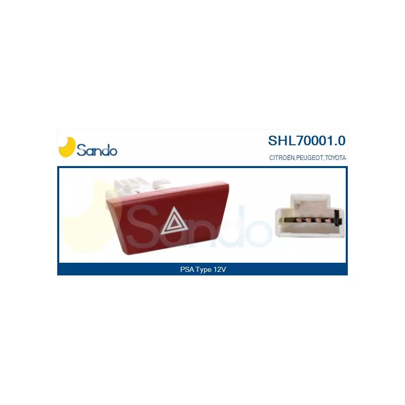 Interrupteur de signal de détresse SANDO SHL70001.0