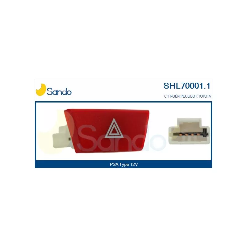 Interrupteur de signal de détresse SANDO SHL70001.1