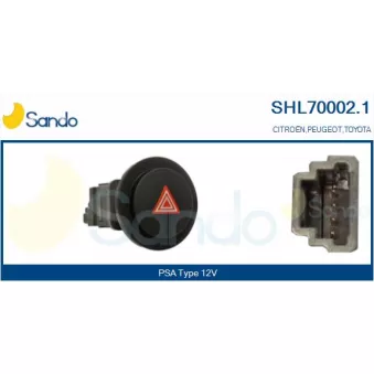 Interrupteur de signal de détresse SANDO SHL70002.1