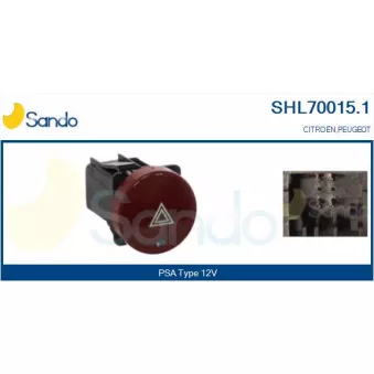 Interrupteur de signal de détresse SANDO SHL70015.1
