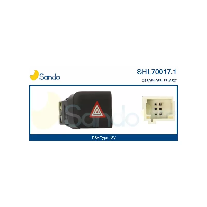 Interrupteur de signal de détresse SANDO SHL70017.1