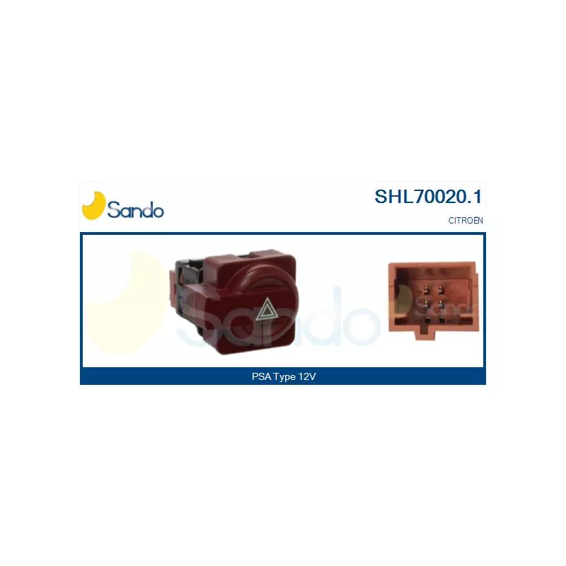 Interrupteur de signal de détresse SANDO SHL70020.1