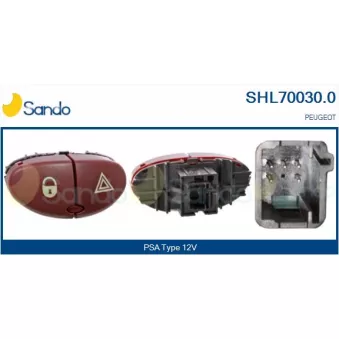 Interrupteur de signal de détresse SANDO SHL70030.0
