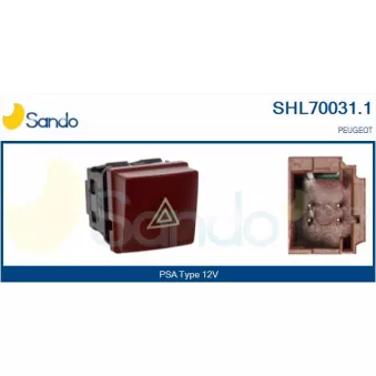 Interrupteur de signal de détresse SANDO SHL70031.1
