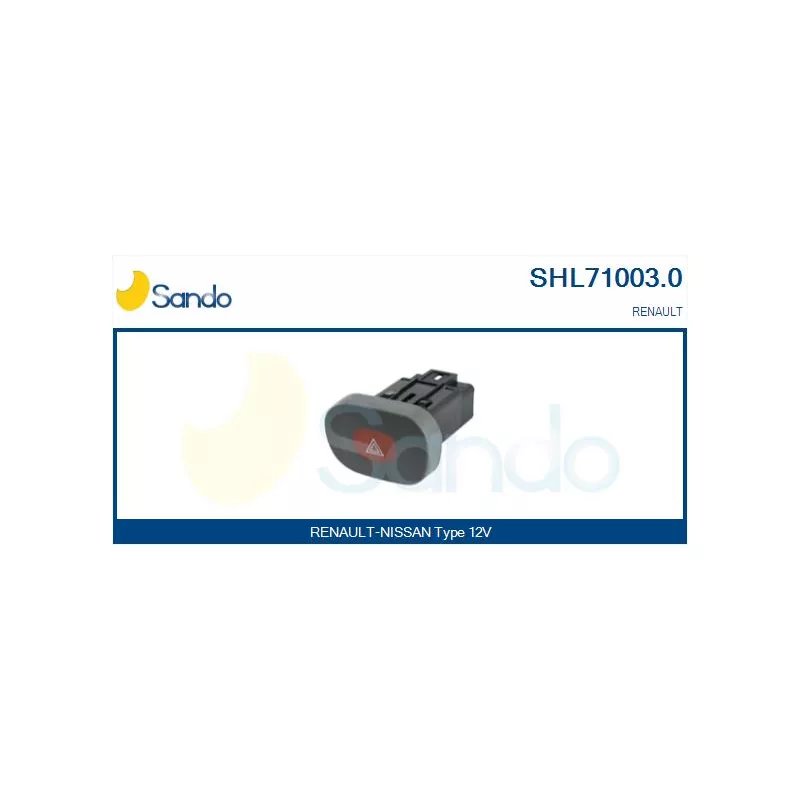 Interrupteur de signal de détresse SANDO SHL71003.0
