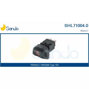 Interrupteur de signal de détresse SANDO SHL71004.0