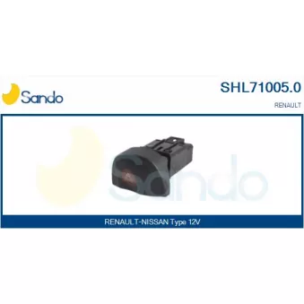 Interrupteur de signal de détresse SANDO SHL71005.0
