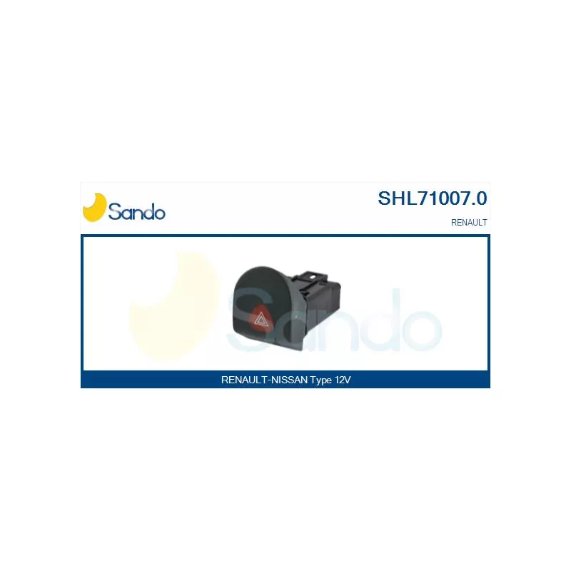 Interrupteur de signal de détresse SANDO SHL71007.0