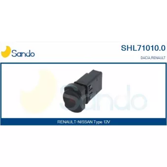 Interrupteur de signal de détresse SANDO SHL71010.0