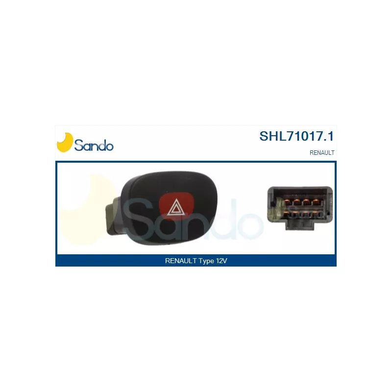 Interrupteur de signal de détresse SANDO SHL71017.1