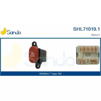 Interrupteur de signal de détresse SANDO SHL71019.1