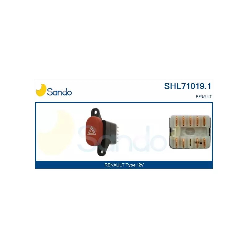 Interrupteur de signal de détresse SANDO SHL71019.1
