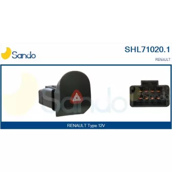 Interrupteur de signal de détresse SANDO SHL71020.1