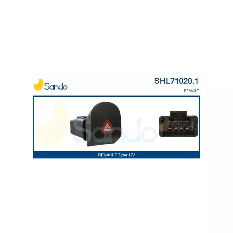 Interrupteur de signal de détresse SANDO SHL71020.1