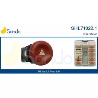 Interrupteur de signal de détresse SANDO SHL71022.1