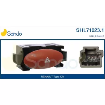 Interrupteur de signal de détresse SANDO SHL71023.1