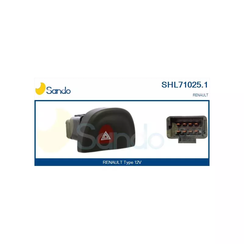 Interrupteur de signal de détresse SANDO SHL71025.1