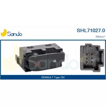 Interrupteur de signal de détresse SANDO SHL71027.0