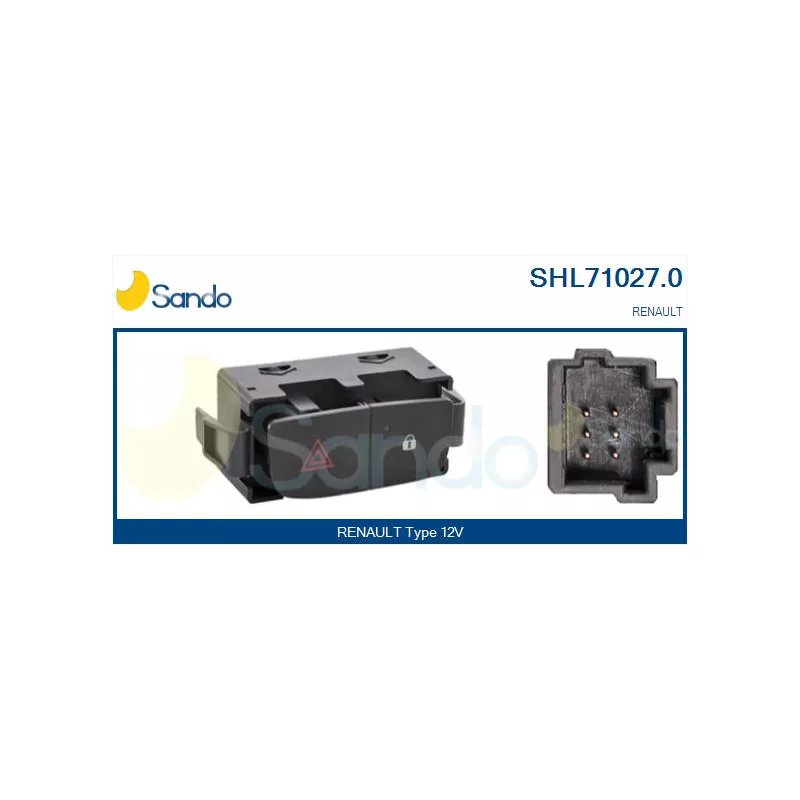 Interrupteur de signal de détresse SANDO SHL71027.0