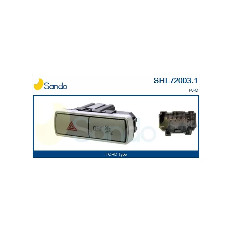 Interrupteur de signal de détresse SANDO SHL72003.1