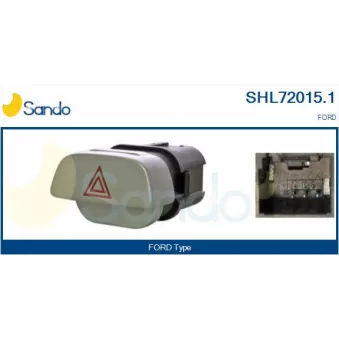 Interrupteur de signal de détresse SANDO SHL72015.1