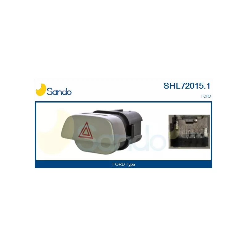 Interrupteur de signal de détresse SANDO SHL72015.1