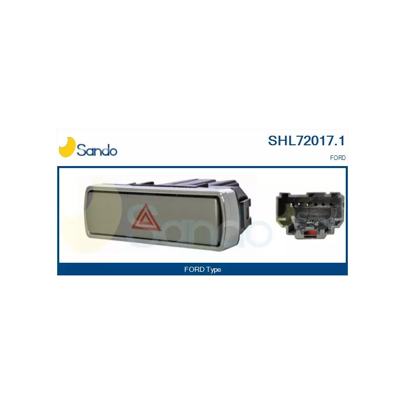 Interrupteur de signal de détresse SANDO SHL72017.1