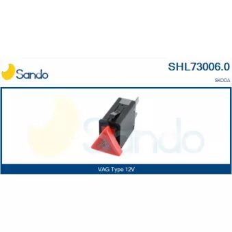 Interrupteur de signal de détresse SANDO SHL73006.0