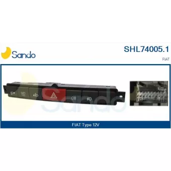 Interrupteur de signal de détresse SANDO SHL74005.1
