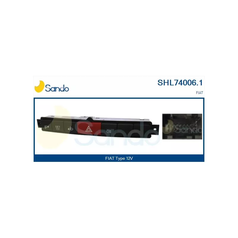 Interrupteur de signal de détresse SANDO SHL74006.1