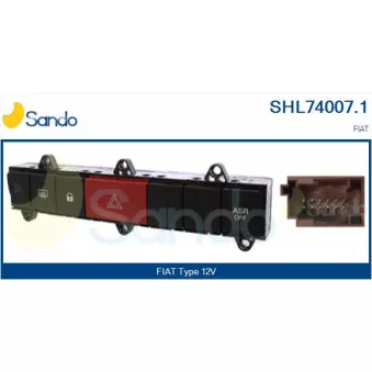 Interrupteur de signal de détresse SANDO SHL74007.1