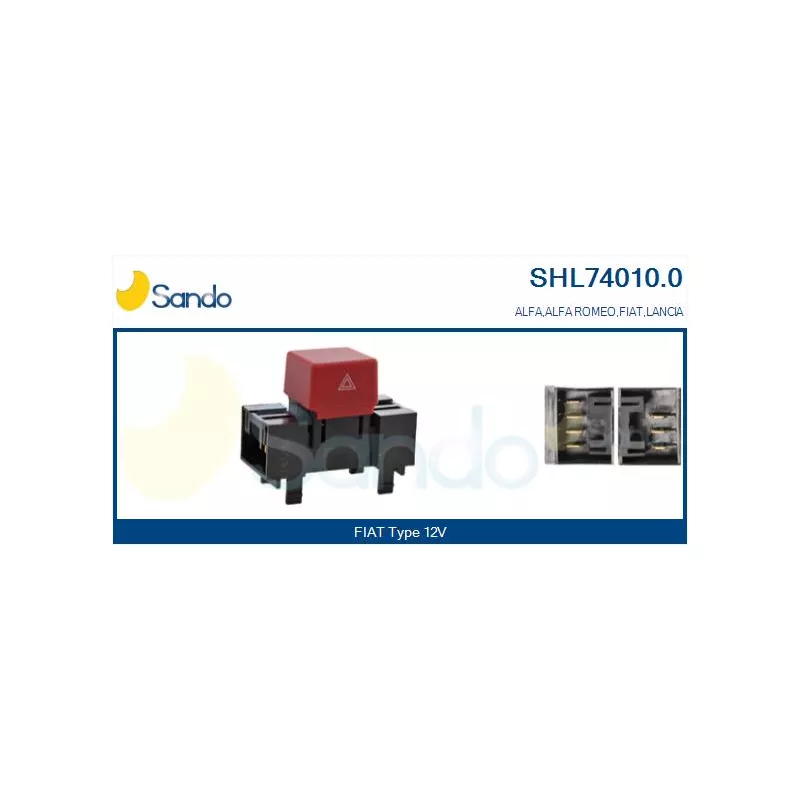 Interrupteur de signal de détresse SANDO SHL74010.0