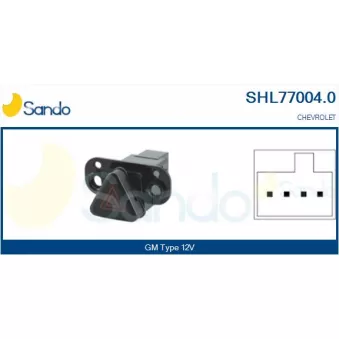 Interrupteur de signal de détresse SANDO SHL77004.0