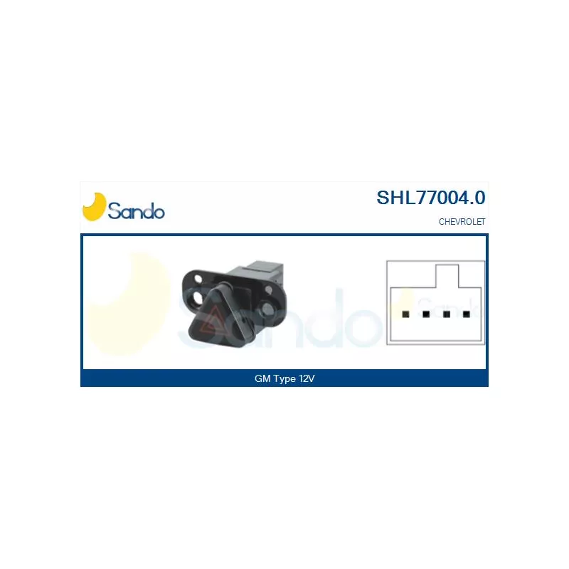 Interrupteur de signal de détresse SANDO SHL77004.0