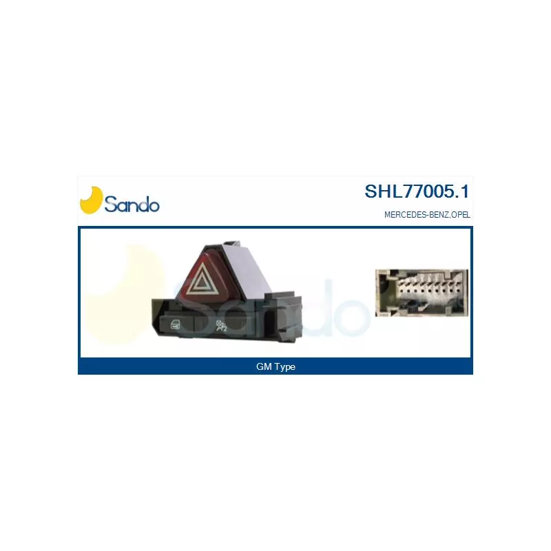 Interrupteur de signal de détresse SANDO SHL77005.1