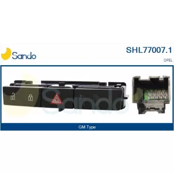 Interrupteur de signal de détresse SANDO SHL77007.1