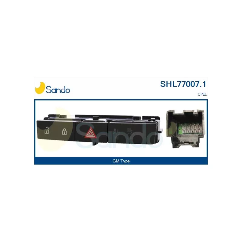 Interrupteur de signal de détresse SANDO SHL77007.1