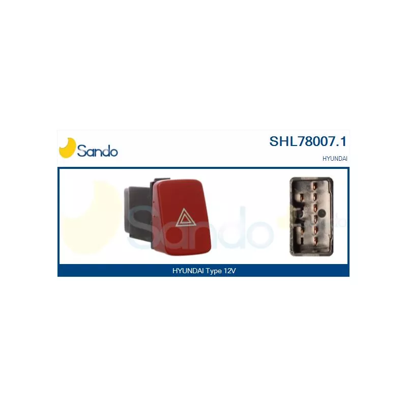 Interrupteur de signal de détresse SANDO SHL78007.1