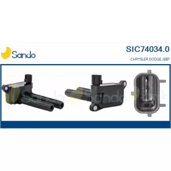 Bobine d'allumage SANDO SIC74034.0
