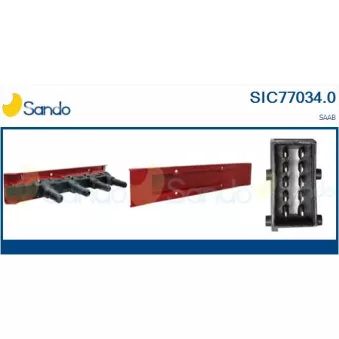 Bobine d'allumage SANDO SIC77034.0