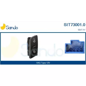 Interrupteur, verrouilage des portières SANDO SIT73001.0