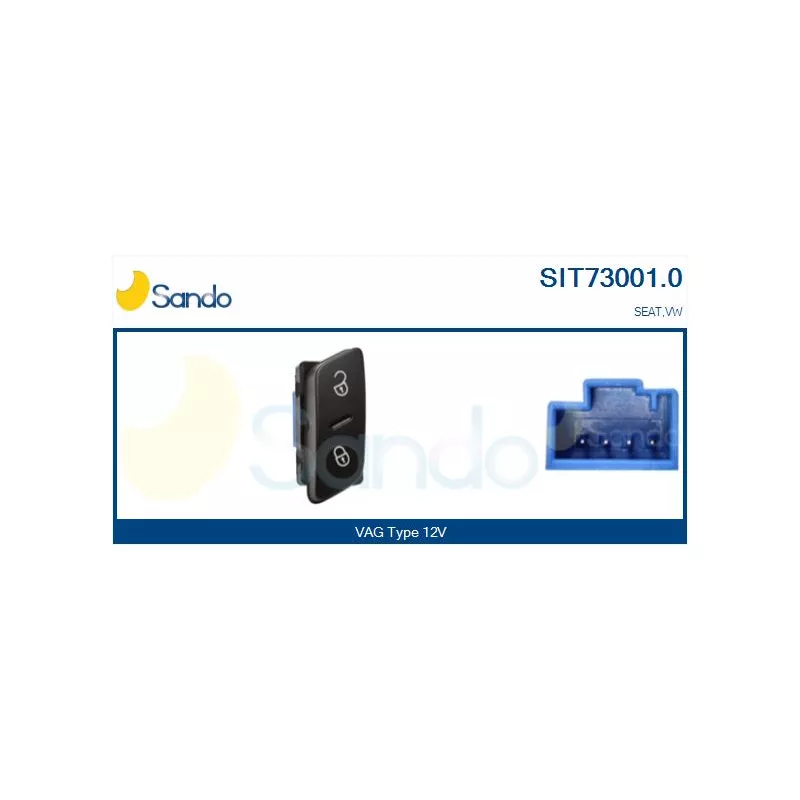 Interrupteur, verrouilage des portières SANDO SIT73001.0