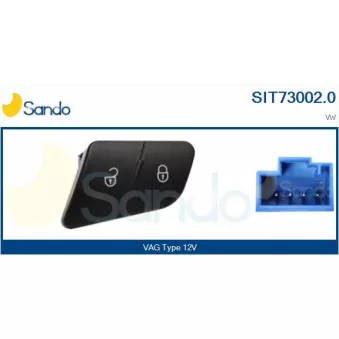 Interrupteur, verrouilage des portières SANDO SIT73002.0